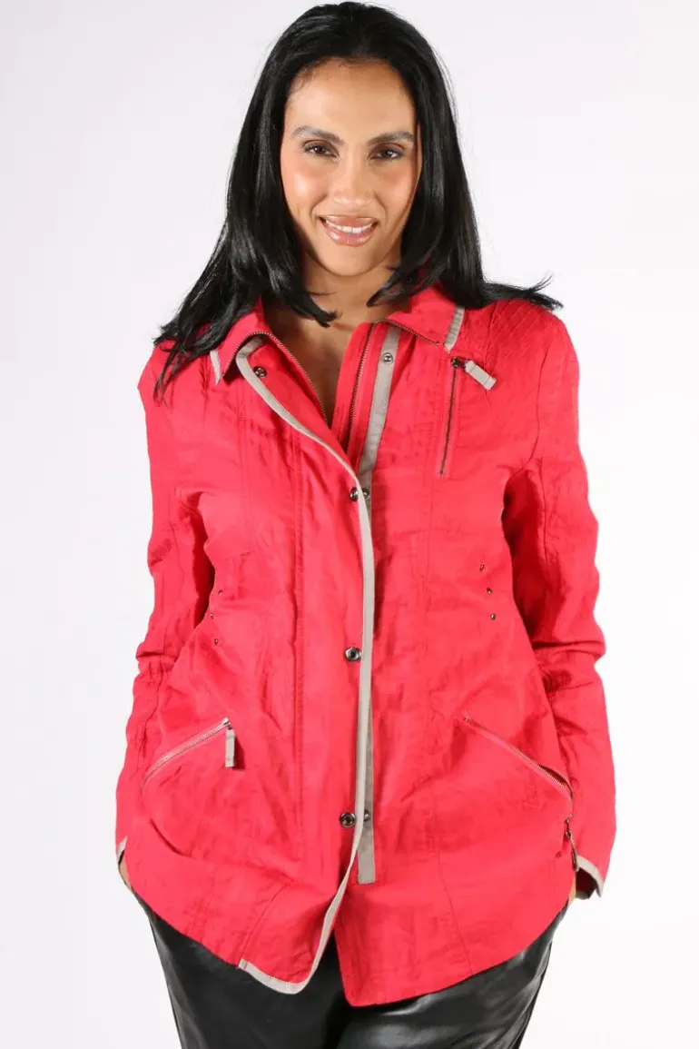 Jubilee Coat By Verge In Red