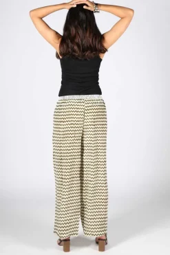 Khaki Palazzo Pant By Anupamaa