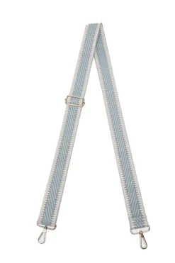 Kiki Bag Strap By Louenhide In Dusty Blue