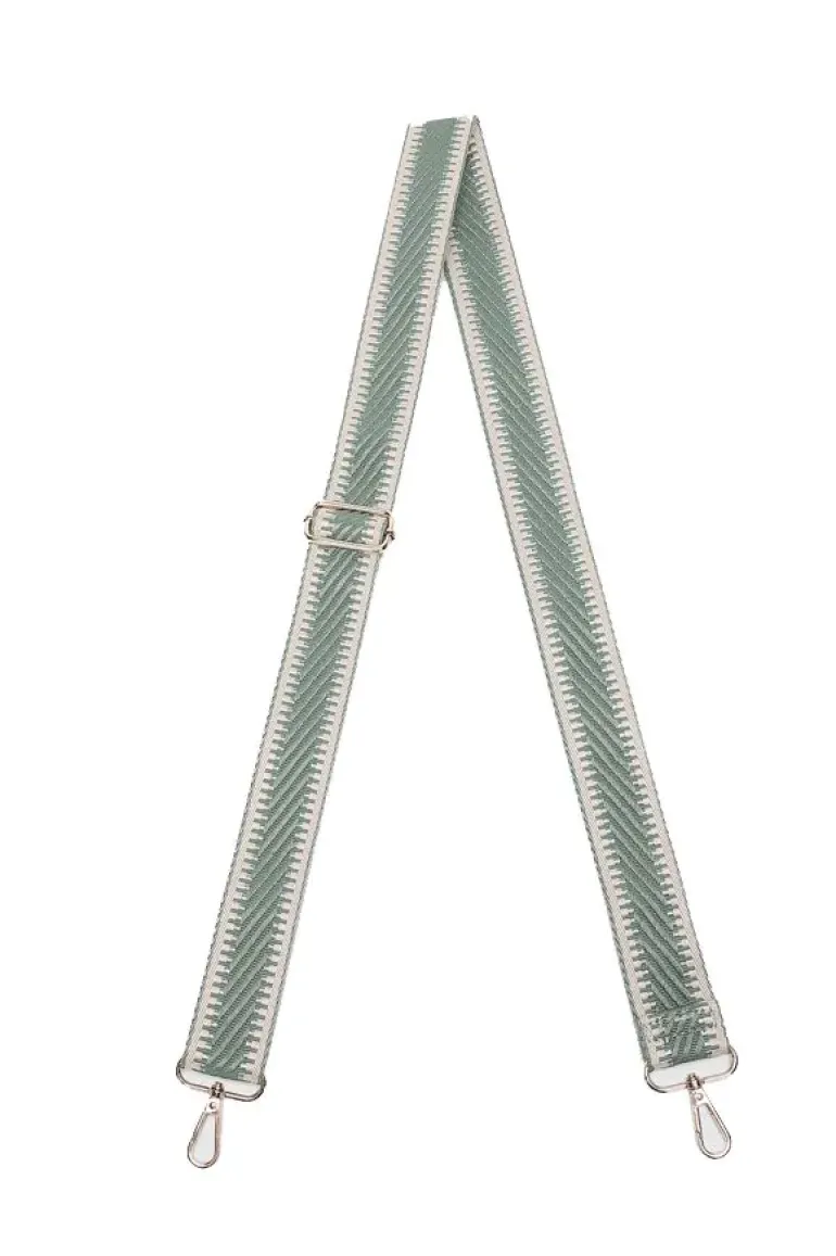 Kiki Bag Strap By Louenhide In Sage