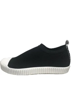 Knitted Sand Shoe By Carrano In Black