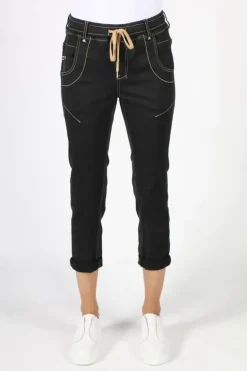 Lania Boyfriend Jean In Black