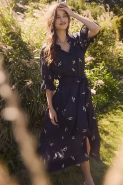 Lania Catalina Dress In Navy