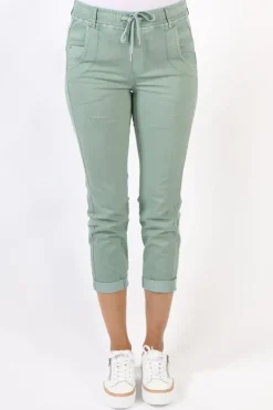 Lania Zane Boyfriend Jean In Teal