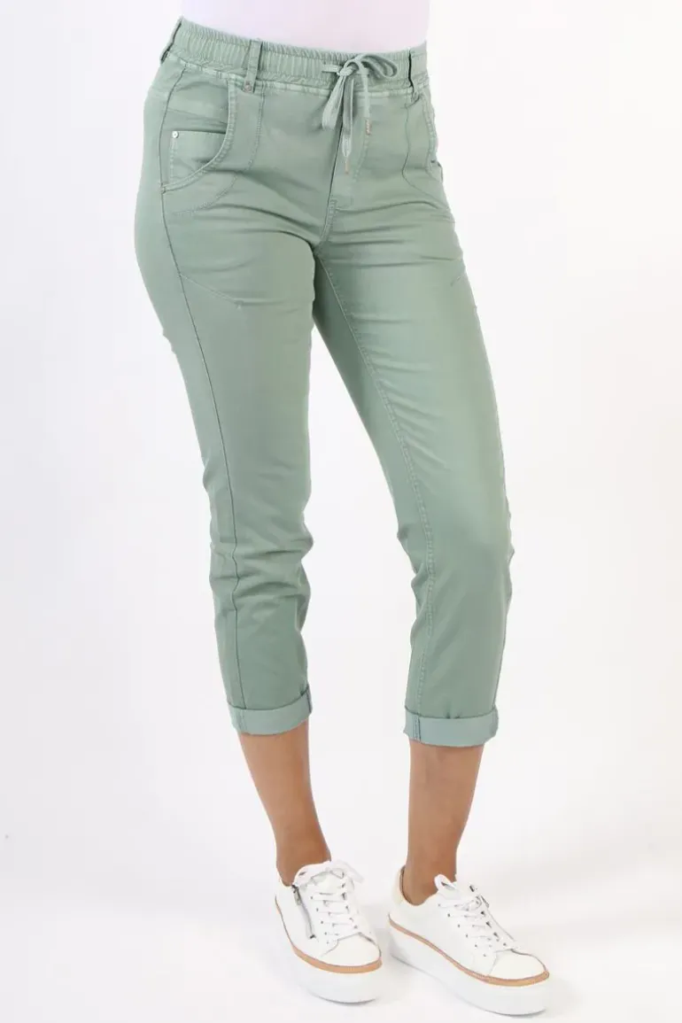 Lania Zane Boyfriend Jean In Teal