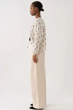 Lollys Laundry Bihar Shirt In Cream