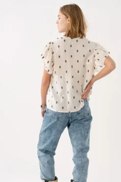 Lollys Laundry Isabelle Top In Cream
