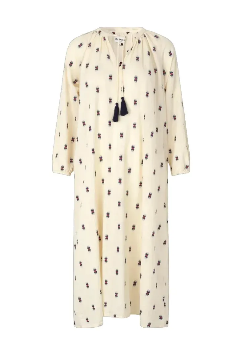 Lollys Laundry Punjab Dress In Cream