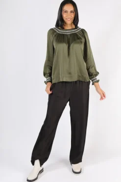 Loobies Story Eugenie Shirt In Olive