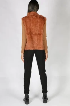 Loobies Story Gigi Vest In Ginger