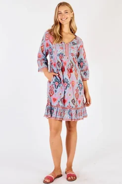 Lula Life Augusta Dress In Sky