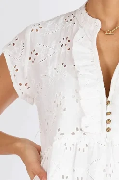 Lula Life Finley Sun Dress In White