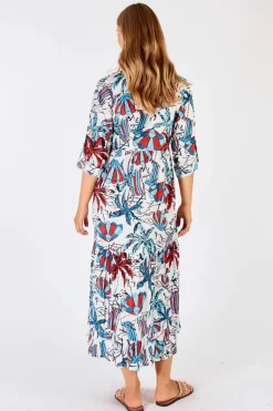 Lula Life Harlow Midi Dress In White