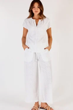 Lula Life Laila Pant In White