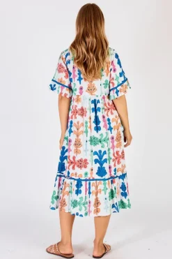 Lula Life Olivia Midi Dress In White