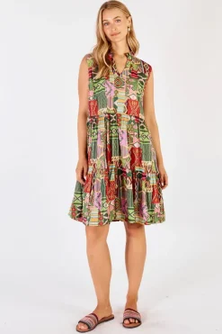 Lula Life Sylvie Sundress In Fern