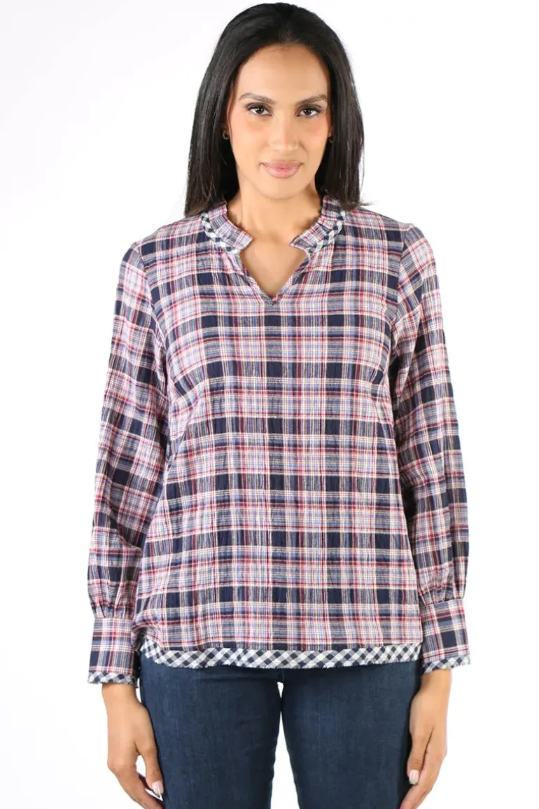 Madly Sweetly Dutton Shirt In Navy