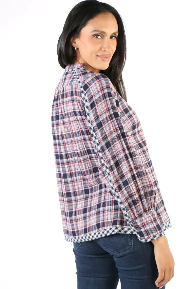 Madly Sweetly Dutton Shirt In Navy