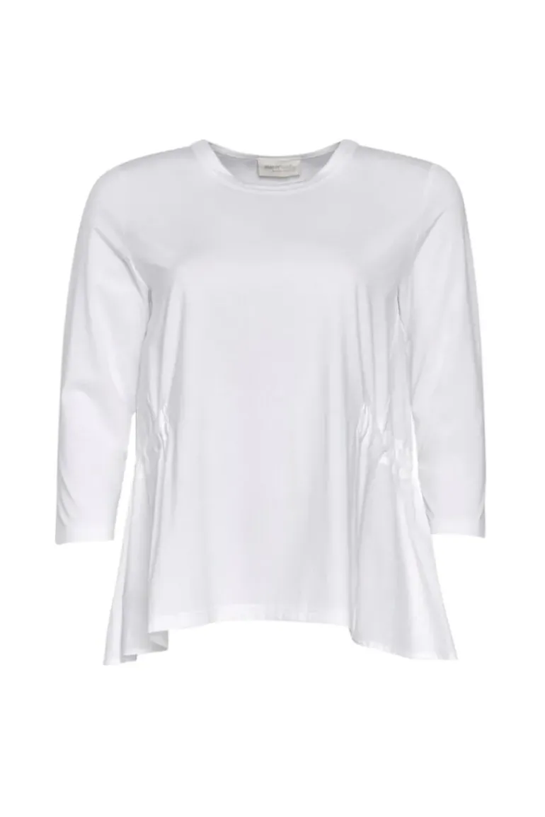 Madly Sweetly Ship Shape Top In White