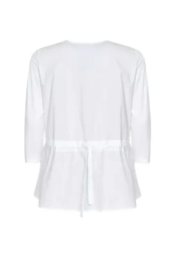 Madly Sweetly Ship Shape Top In White