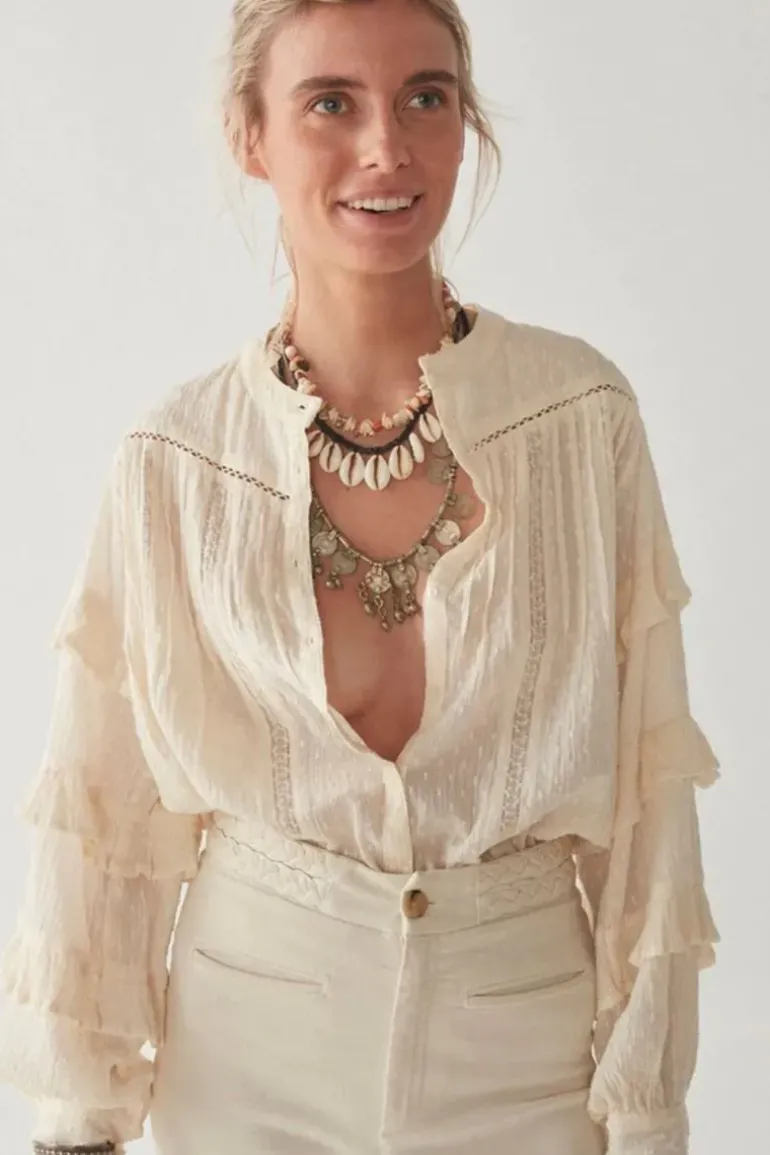 Maison Hotel Alberta Shirt In Bone