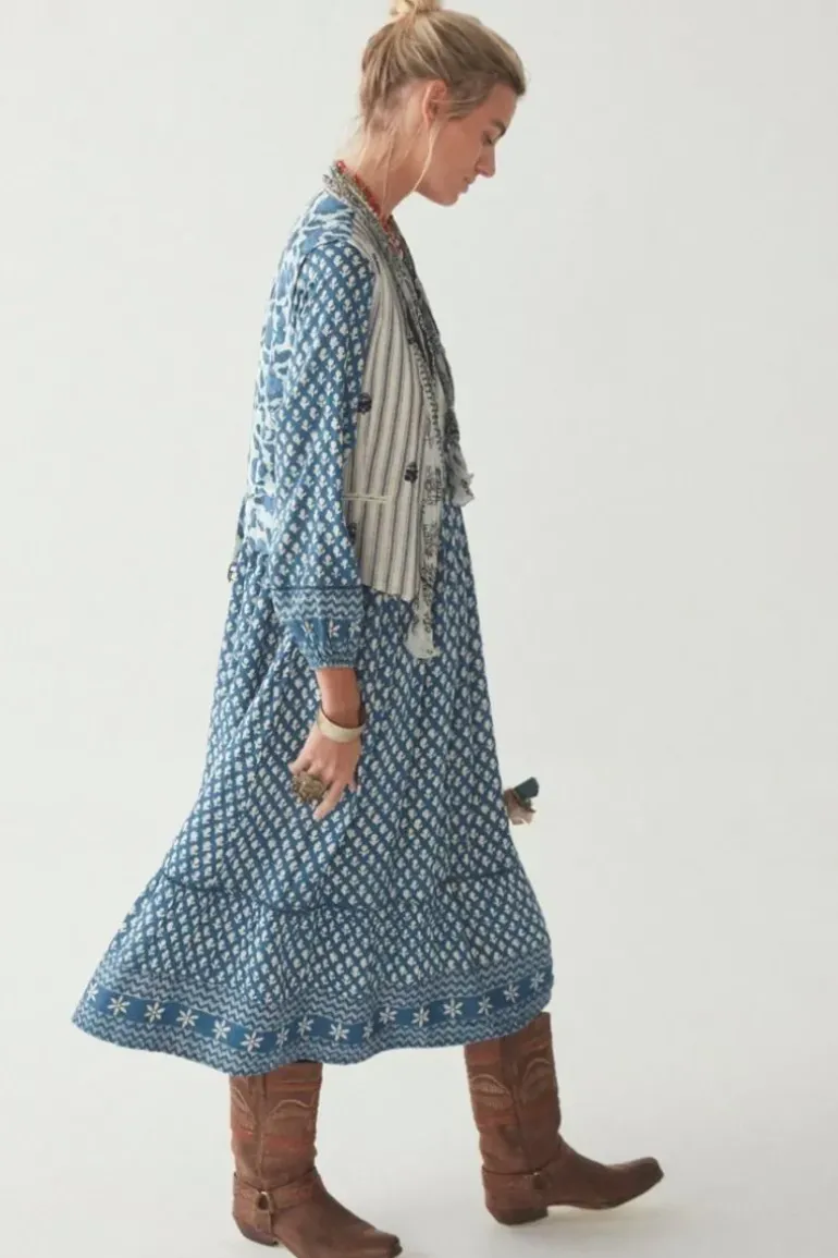 Maison Hotel Antonia Dress In Blue