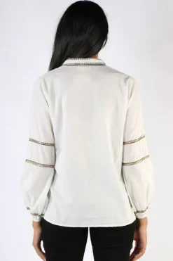 Maison Hotel Blanche Shirt In Cream