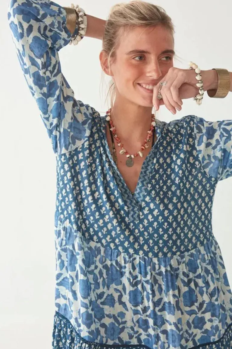Maison Hotel Lala Dress In Denim