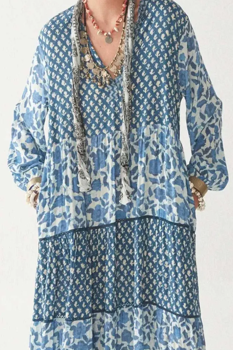 Maison Hotel Lala Dress In Denim