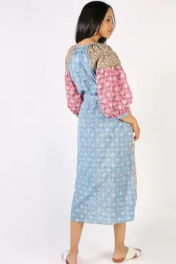 Mandalay Daisy Chain Kaftan Maxi Dress In Multi