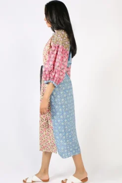 Mandalay Daisy Chain Kaftan Maxi Dress In Multi