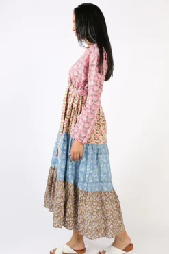 Mandalay Daisy Chain Maxi Dress In Multi