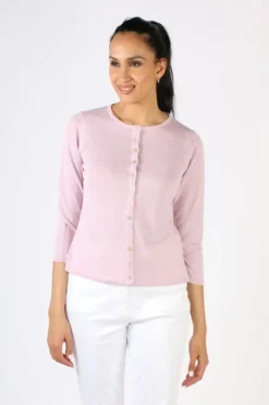 Mansted Pingu Cardi In Rose