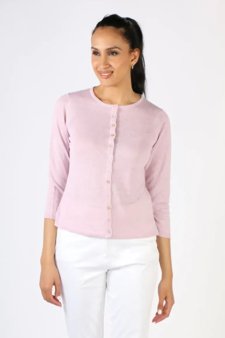 Mansted Pingu Cardi In Rose