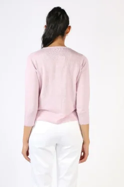 Mansted Pingu Cardi In Rose