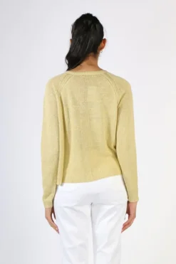 Mansted Yas Cardi In Lemon