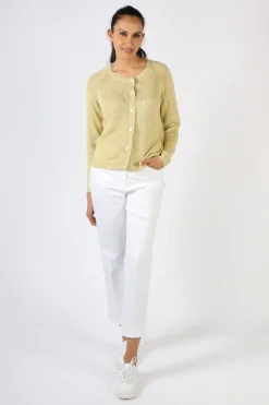 Mansted Yas Cardi In Lemon