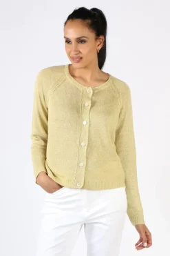 Mansted Yas Cardi In Lemon