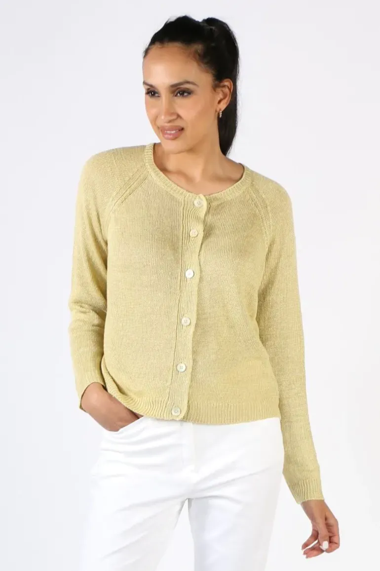 Mansted Yas Cardi In Lemon