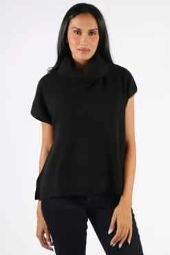 Mansted ZoBee Pop Over Vest In Black