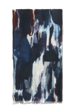 Masai Annik Wool Scarf In Blue