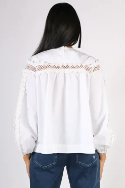Masai Dru Lace Shirt In White