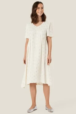Masai Nen Dress In Cream