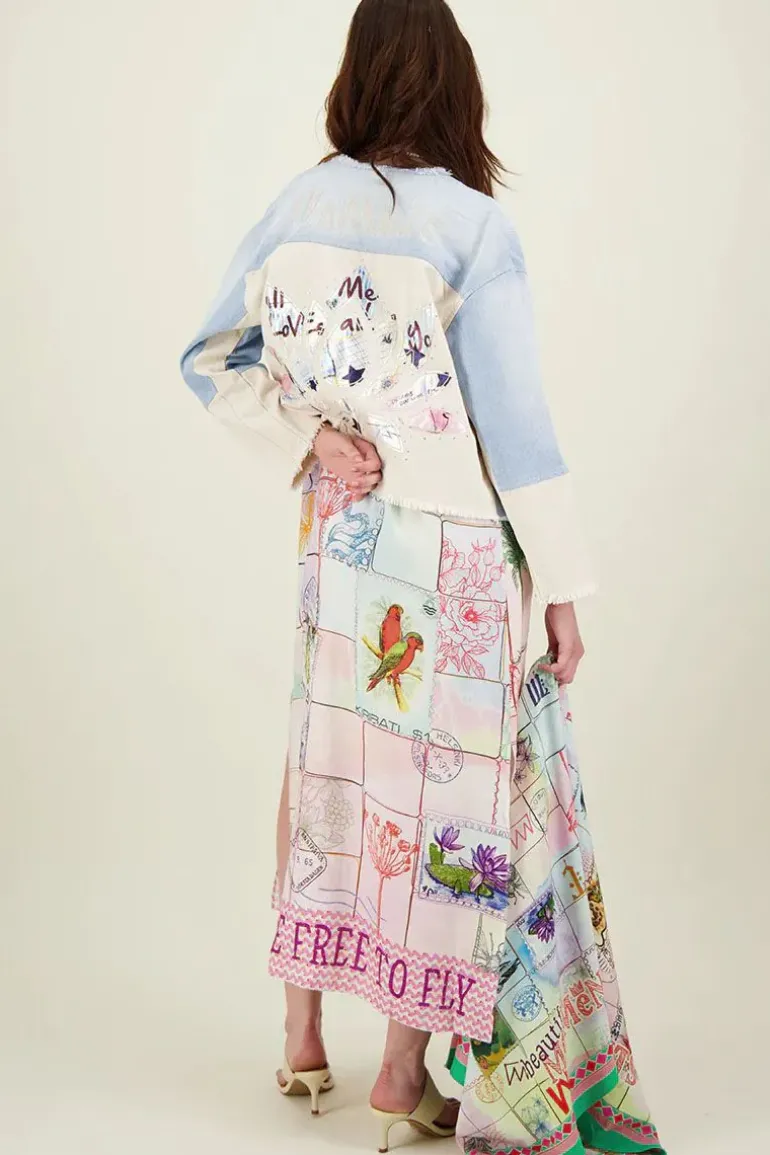 Me369 Olivia Linen Dress In Print