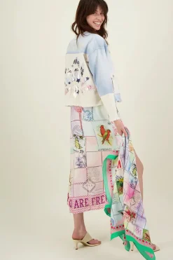 Me369 Olivia Linen Dress In Print