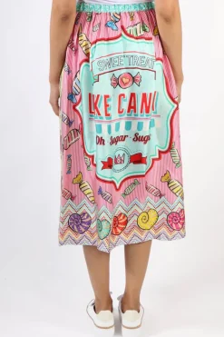 Me369 Vanessa Candy Skirt In Print