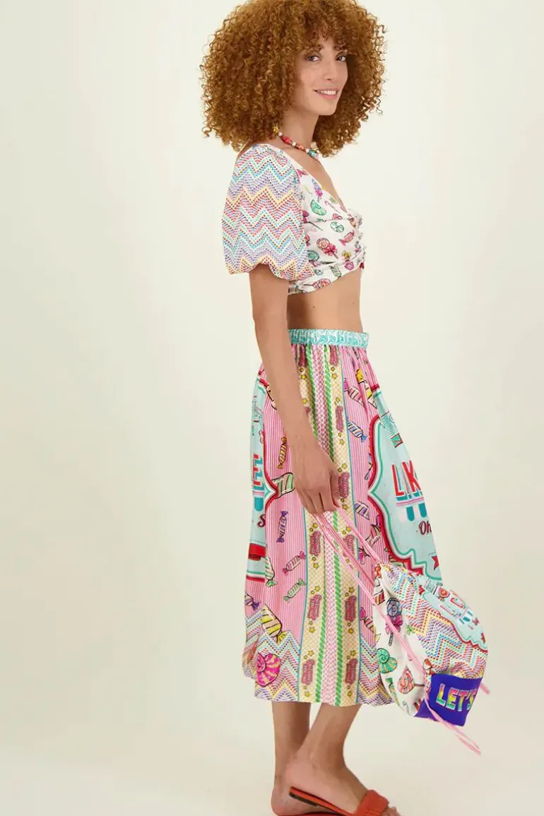 Me369 Vanessa Candy Skirt In Print