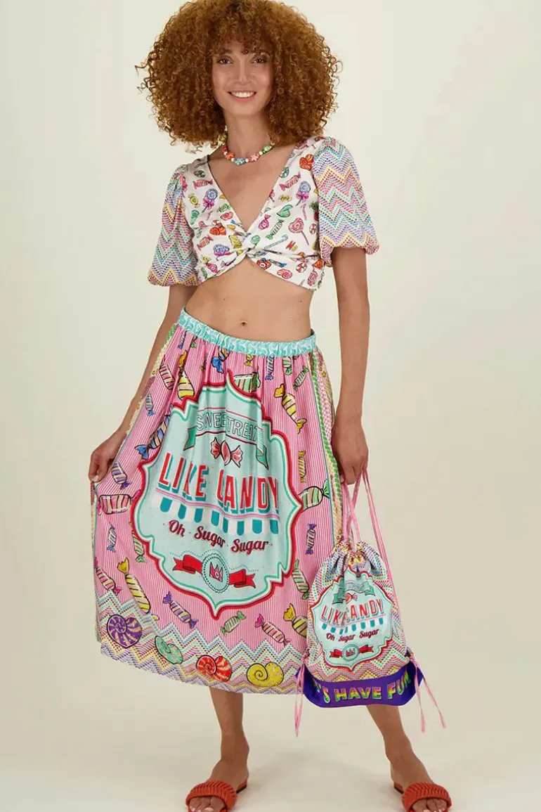 Me369 Vanessa Candy Skirt In Print