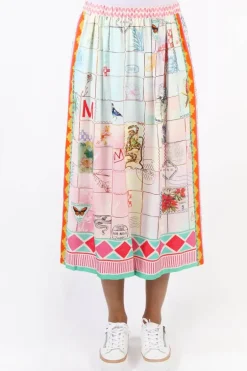 Me369 Vanessa Heritage Skirt In Print