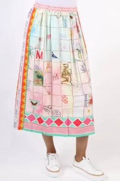 Me369 Vanessa Heritage Skirt In Print